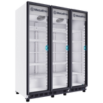 ENFRIADOR VERTICAL FULL GLASS 66 PIES 3 PUERTAS METALFRIO | RB-900-3P |  66 ft³ (1883 L)