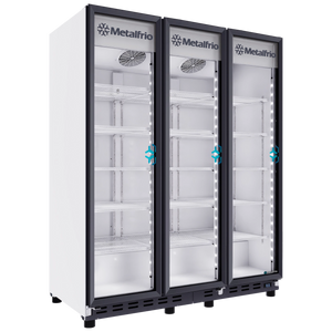 ENFRIADOR VERTICAL FULL GLASS 66 PIES 3 PUERTAS METALFRIO | RB-900-3P |  66 ft³ (1883 L)