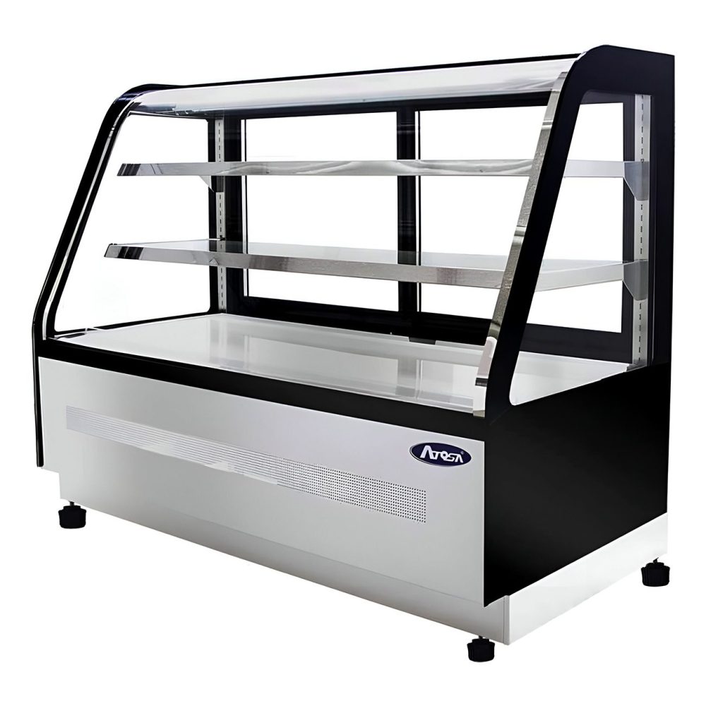 VITRINA DE PISO CURVA ATOSA | WDF157D |  1.50m