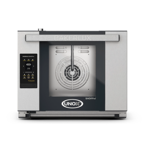 HORNO DE CONVECCIÓN ELÉCTRICO CON HUMEDAD UNOX | XEFR-04HS-ETDV |  4 bandejas (46×33 cm)