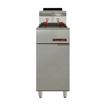 FREIDORA INDUSTRIAL CON 2 CANASTILLAS CORIAT | TURBO-20-3Q |  20 L