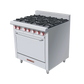 ESTUFA INDUSTRIAL CON HORNO CORIAT | EC-6-HG |  6 quemadores