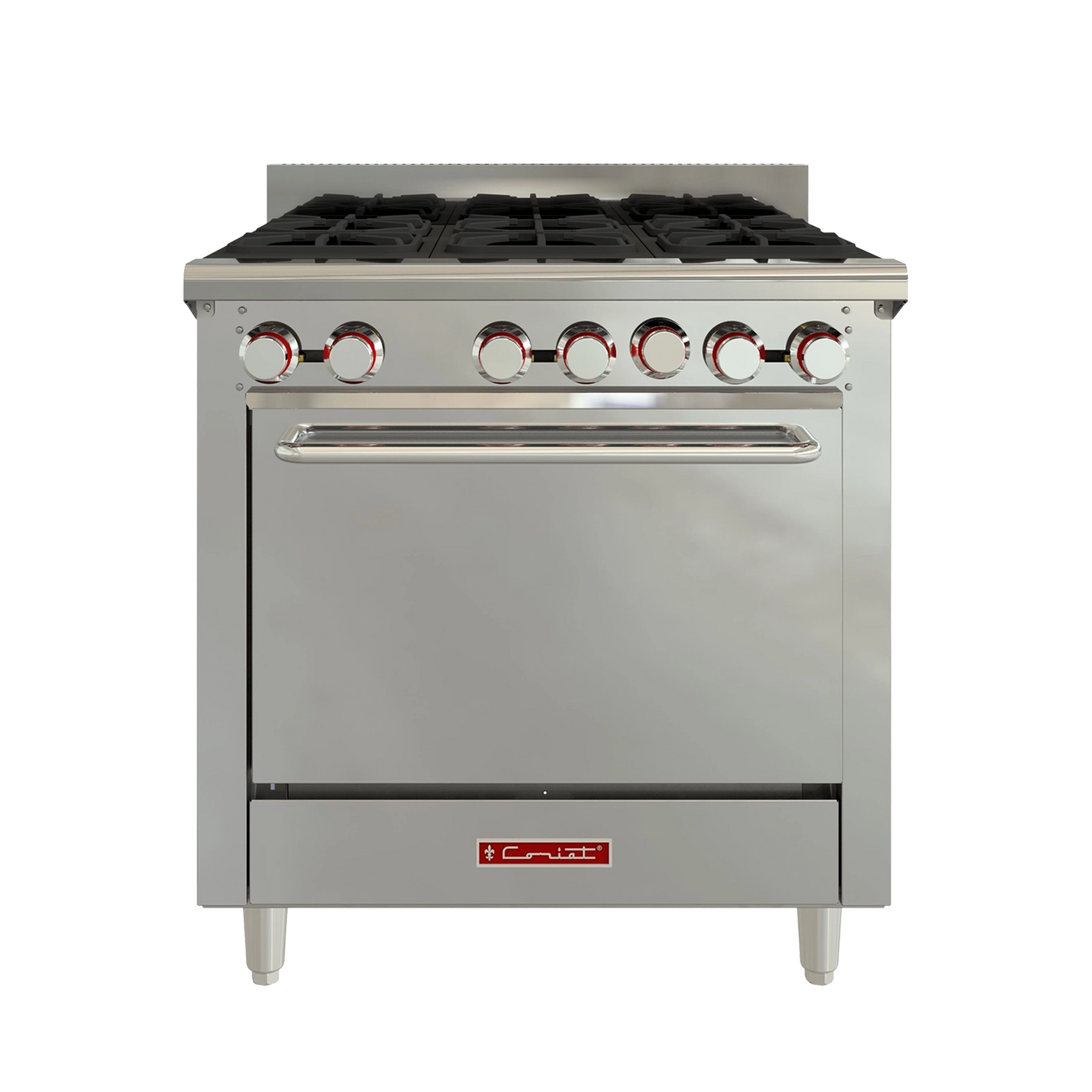 ESTUFA INDUSTRIAL CON HORNO CORIAT | EC-6-HG |  6 quemadores