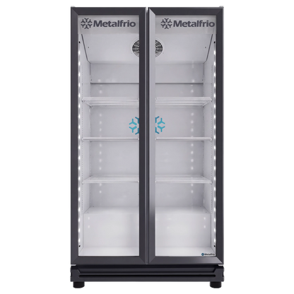 ENFRIADOR VERTICAL  FULL GLASS 26 PIES METALFRIO | RB-550-2P |  26 ft³ (724 L)