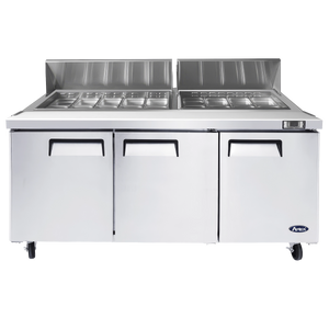 MESA REFRIGERADA | 3 PUERTAS | ATOSA | MSF8304GR |  21.1 ft³