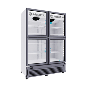 ENFRIADOR VERTICAL 42 PIES 4 PUERTAS METALFRIO | RB-800-4P |  42 ft³ (1196 L)