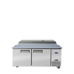 MESA REFRIGERADA PARA PREPARACIÓN DE PIZZAS | 2 PUERTAS | ATOSA | MPF8202GR |  18.5 ft³