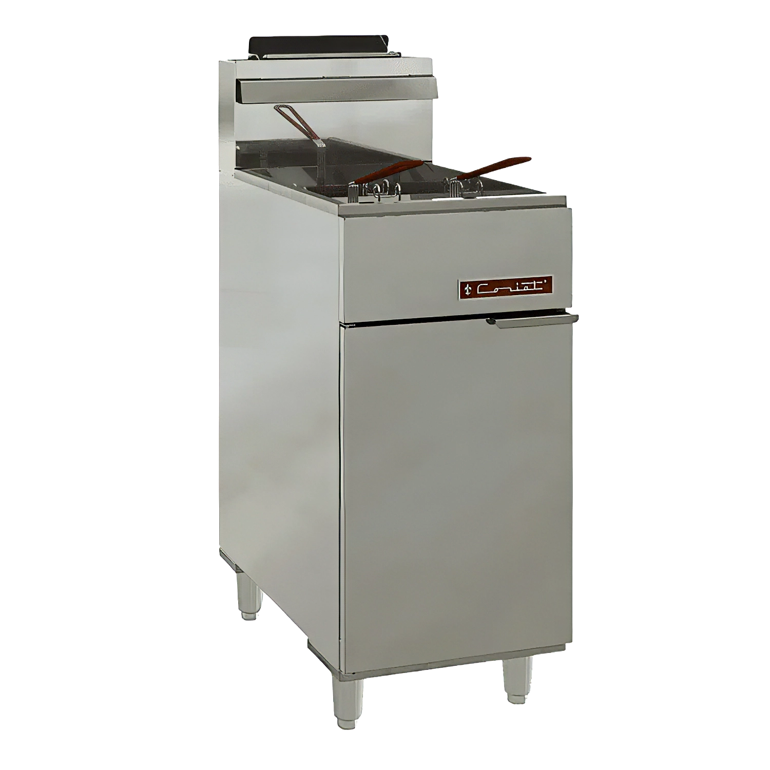 FREIDORA INDUSTRIAL CON 5 QUEMADORES DE 2 CANASTILLAS CORIAT | TURBO-30-5Q HD |  30 L