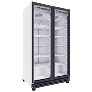 ENFRIADOR VERTICAL FULL GLASS 38 PIES METALFRIO | RB-680-2P |  38.6 ft³ (1091 L)