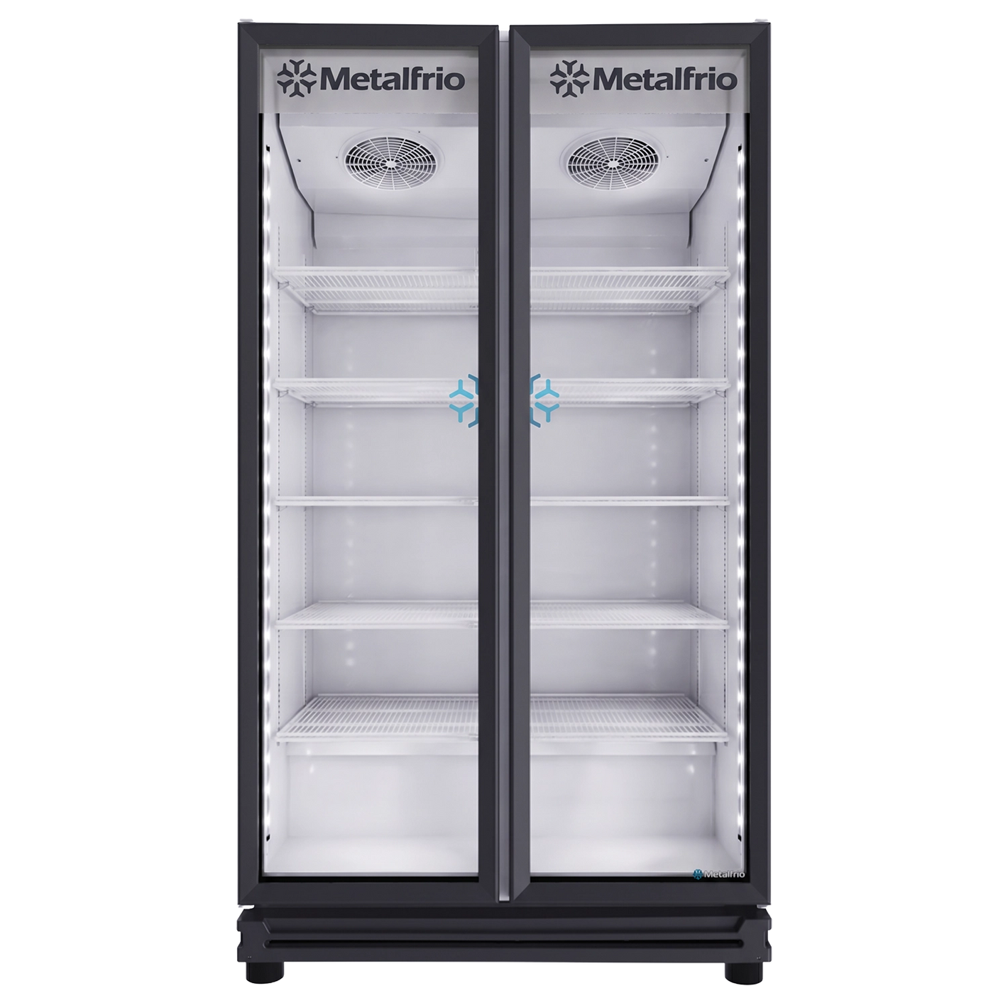 ENFRIADOR VERTICAL FULL GLASS 38 PIES METALFRIO | RB-680-2P |  38.6 ft³ (1091 L)