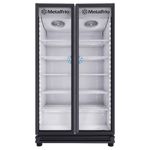 ENFRIADOR VERTICAL FULL GLASS 38 PIES METALFRIO | RB-680-2P |  38.6 ft³ (1091 L)