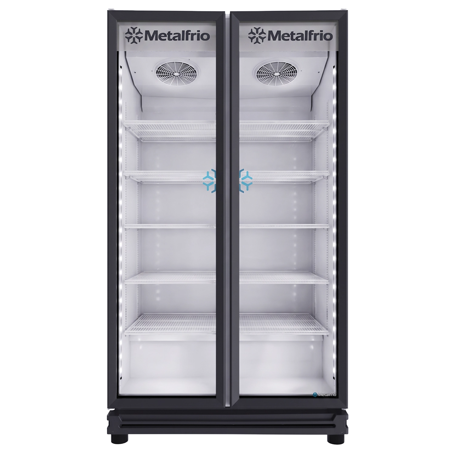 ENFRIADOR VERTICAL FULL GLASS 38 PIES METALFRIO | RB-680-2P |  38.6 ft³ (1091 L)