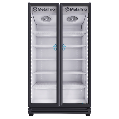 ENFRIADOR VERTICAL FULL GLASS 38 PIES METALFRIO | RB-680-2P |  38.6 ft³ (1091 L)