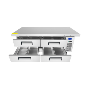 BASE REFRIGERADA PARA CHEF | 4 CAJONES | ATOSA | MGF8454GR |  12.1 ft³
