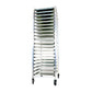 ESPIGUERO / RACK DE ALUMINIO KACIER | KP-ES-20-ALU |  20 charolas (18'' x 26'')