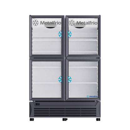 ENFRIADOR VERTICAL 42 PIES 4 PUERTAS METALFRIO | RB-800-4P |  42 ft³ (1196 L)